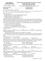 ÔN THI THPT QUỐC GIA môn HOÁ đề (10) 