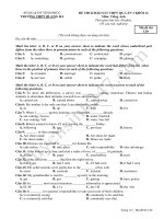 de thi thu thptqg 2020 mon anh quang ha