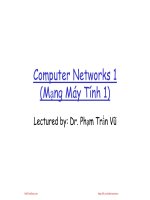 mạng máy tính phạm trần vũ bài giảng 1 2 introduction  
