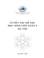 TUYỂN TẬP ĐỀ THI HỌC SINH GIỎI TOÁN 9  HÀ NỘI