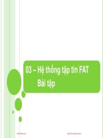 hệ điều hànhbài tập hệ thống tập tin fat sinhvienzone com 
