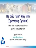 hệ điều hành nguyễn thanh sơn giới thiệu môn học sinhvienzone com 