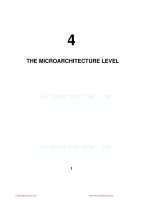 kiến trúc máy tính dạng thanh tin figs 4 the microarchitecture level sinhvienzone com 