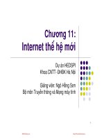 mạng máy tính ngô hồng sơn chương 11 internet thế hệ mới sinhvienzone com 
