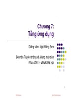 mạng máy tính ngô hồng sơn chương 7 0 tang ứng dụng sinhvienzone com 