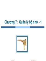 hệ điều hành trần thị như nguyệt 7 1 quản lý bộ nhớ 1 sinhvienzone com 