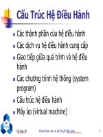 hệ điều hành nguyễn thanh sơn lecture03 cấu trúc hệ điều hành sinhvienzone com 