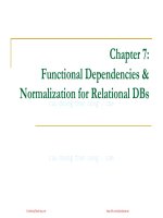 cơ sở dữ liệu lê thị bảo thu chương ter 07 functional dependencies normalization for relational dbs sinhvienzone com 