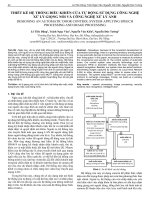 Thiết kế hệ thống điều khiển cửa tự động sử dụng công nghệ xử lý giọng nói và công nghệ xử lý ảnh