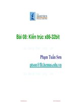 kiến trúc máy tính pham tuan son bài08 kiến trúc x86 32bit pdf full sinhvienzone com 