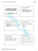 Bài giảng Các phần mềm ứng dụng trong doanh nghiệp - ĐH Thương Mại