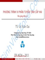 giải tích 1 lê xuân đại 7 phương trình vi phân tuyến tính cấp hai sinhvienzone com 