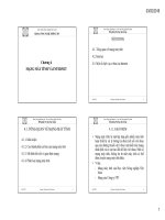 Bài giảng Tin học đại cương: Chương 4 - Học viện Nông nghiệp Việt Nam