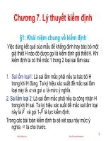 xác suất thống kê chương 7 xstk lý thuyết kiểm định sinhvienzone com 