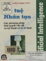 trí tuệ nhân tạo các phương pháp giải quyết đầy đủ va kỹ thuật xử lý tri thuc sinhvienzone com 