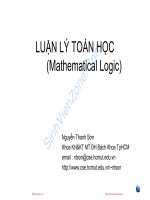 luận lý toán học nguyễn thanh sơn logic feb2010 0sv sinhvienzone com 