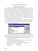 Bài giảng Xử lý dữ liệu trong sinh học với phần mềm Excel - Bài 1: Xử lý số liệu trong Excel