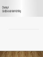 Bài giảng Nhập môn Tin học: Chương 4 - Từ Thị Xuân Hiền