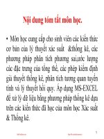 xác suất thống kê 1giới thiệu môn học sinhvienzone com 