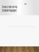 Bài giảng Nhập môn Tin học: Chương 3 - Từ Thị Xuân Hiền