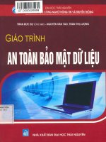 Giáo trình An toàn bảo mật dữ liệu: Phần 1 - NXB Đại học Thái Nguyên