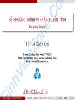 giải tích 1 lê xuân đại 8 hệ phương trình vi phân tuyến tính sinhvienzone com 