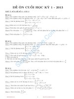 giải tích 1 lê xuân đại đề ôn chọc kì 2013 sinhvienzone com 