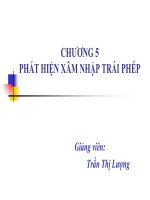 Bài giảng An toàn cơ sở dữ liệu: Chương 5 - Trần Thị Lượng