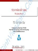 giải tích 1 lê xuân đại 2 tích phân bất định sinhvienzone com 
