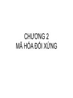 Bài giảng An ninh mạng: Chương 2 - ThS. Trần Bá Nhiệm