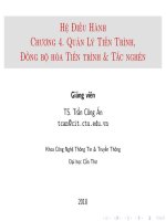 Bài giảng Hệ điều hành: Chương 4 - Trần Công Án