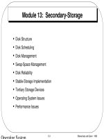 Lecture Operating system concepts - Module 13