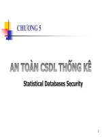 Bài giảng Bảo mật cơ sở dữ liệu: Chương 5 - Trần Thị Kim Chi