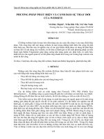 Phương pháp phát hiện và cảnh báo sự thay đổi của website