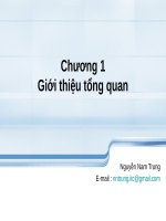 Bài giảng Hệ điều hành Linuxs: Chương 1 - Nguyễn Nam Trung