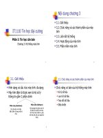 Bài giảng Tin học đại cương (Phần 1): Chương 3 - TS. Nguyễn Kim Hiếu