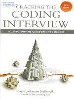 Ebook Cracking the coding interview (5/E): Part 1