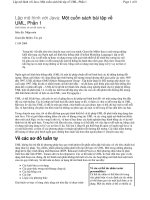 Lập mô hình vi Java: Một cuốn sách bài tập với UML