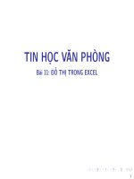 Bài giảng Tin học văn phòng: Bài 11 - Bùi Thị Thu Cúc