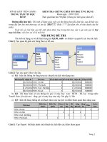 Đề thi chứng chỉ B tin học ứng dụng: Đề B7