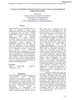 A survey of methods and strategies in online bengali handwritten word recognition