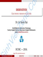 giải tích 1 lê xuân đại derivatives sinhvienzone com 