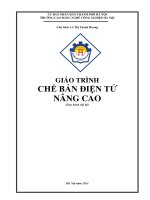 Giáo trình Chế bản điện tử nâng cao - Lê Thị Thanh Hương (Chủ biên)
