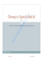 phần mềm mã nguồn mở va linux hà quốc trung 11  quản lý nhật ký sinhvienzone com 