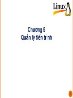 Bài giảng Hệ điều hành Linux - Chương 5: Quản lý tiến trình