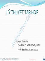 luận lý toán học nguyễn thanh sơn lý thuyết tập hợp sinhvienzone com 
