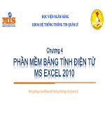 Bài giảng Tin học đại cương: Chương 4 - ThS. Lê Văn Hùng