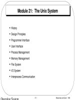Lecture Operating system concepts - Module 21