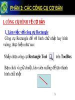 Bài giảng Corel Draw - Phần 3: Các công cụ cơ bản