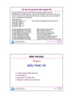 Bài giảng môn Tin học: Chương 7 - TS. Nguyễn Văn Hiệp